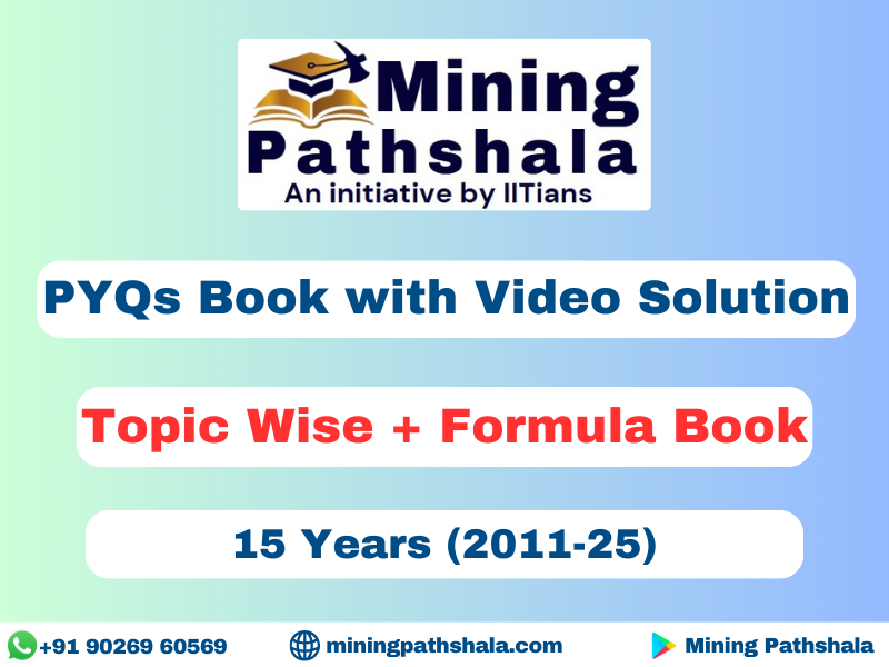 Topic-Wise PYQs Book with Video Solutions + FREE Formula Book