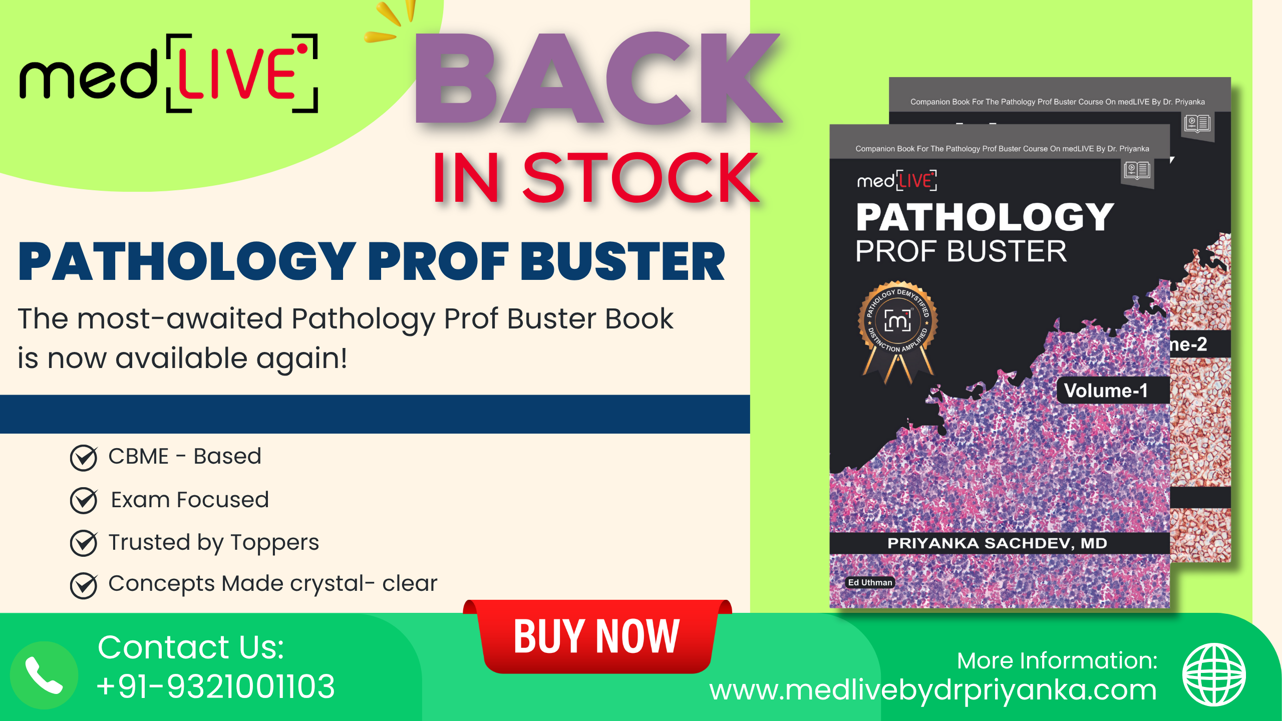 Pathology Prof Buster - Hard copy Book