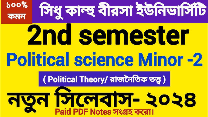POLSC MINOR NOTES LONG QUESTIONS