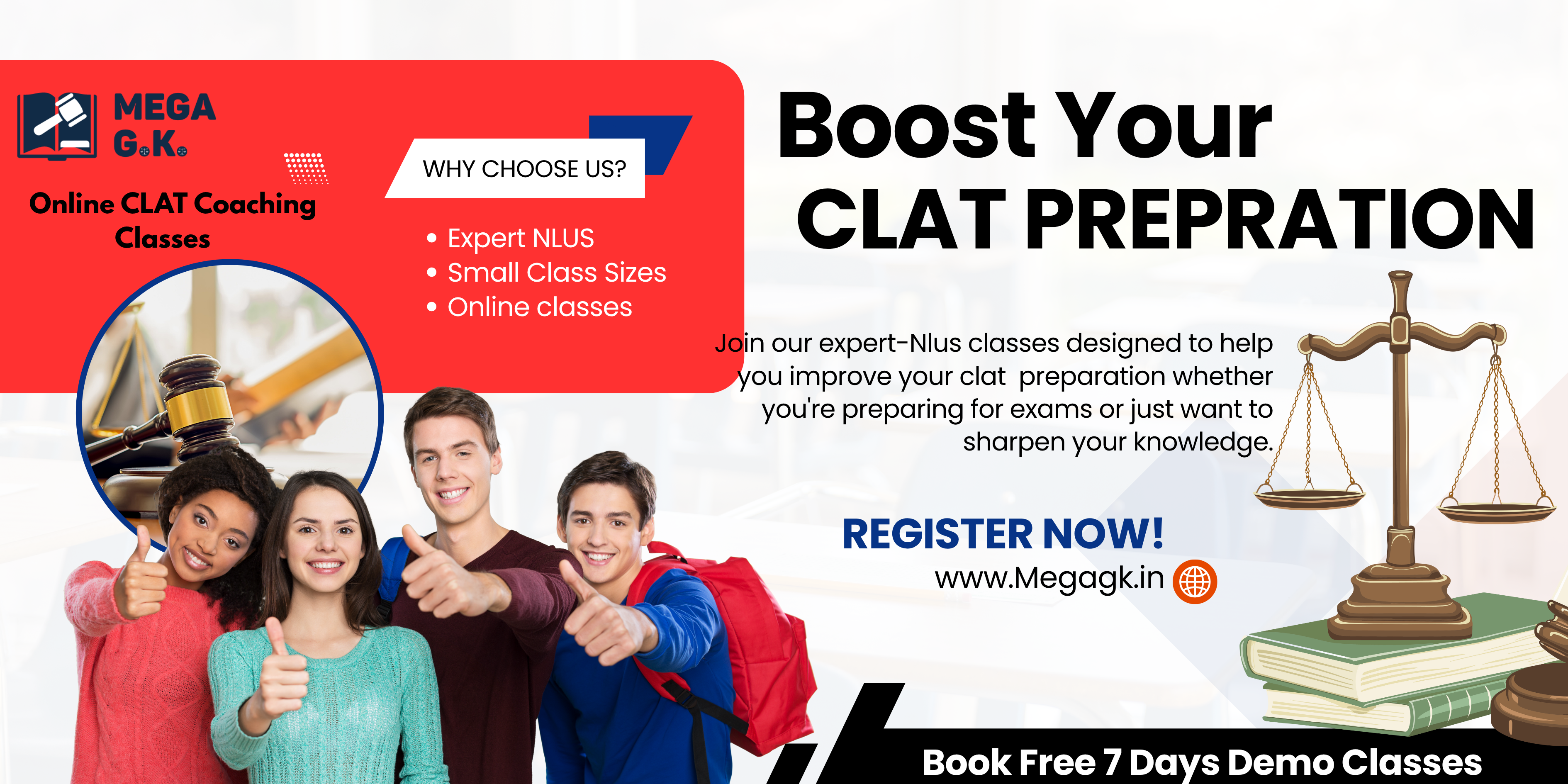 How Online CLAT Coaching Classes Can Help You Master GK for CLAT 2025 and 2026