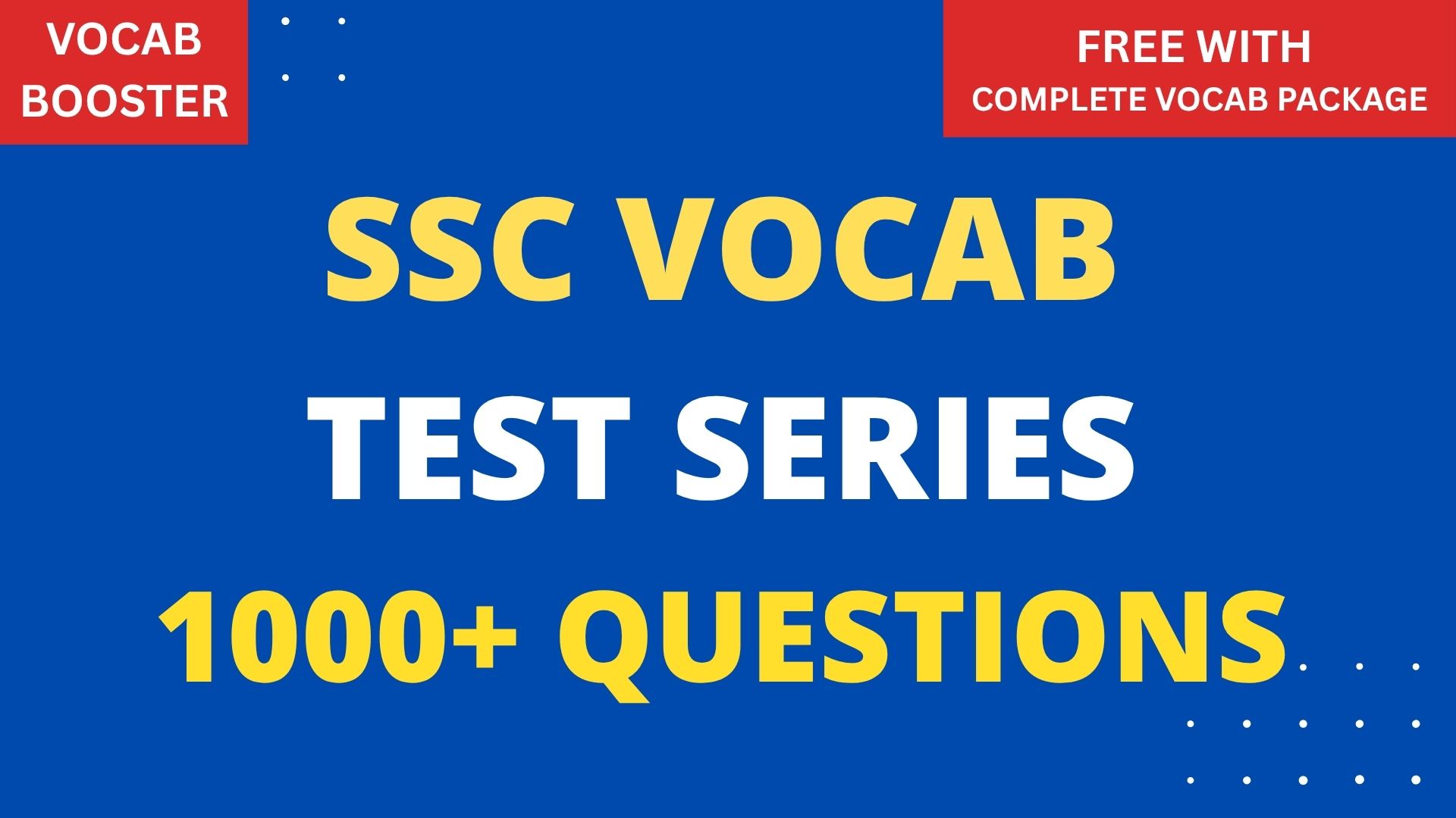 SSC VOCAB TEST SERIES