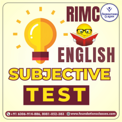 RIMC ENGLISH SUBJECTIVE TEST