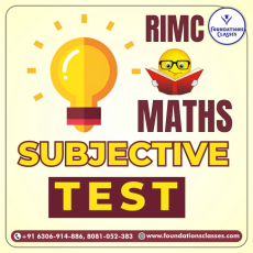 RIMC MATHS SUBJECTIVE TEST