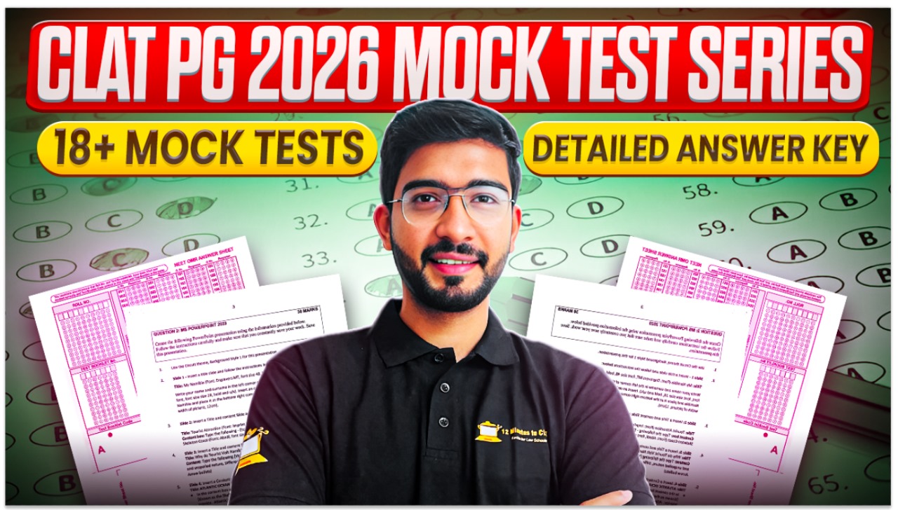 CLAT PG 2026 Mock Test Series