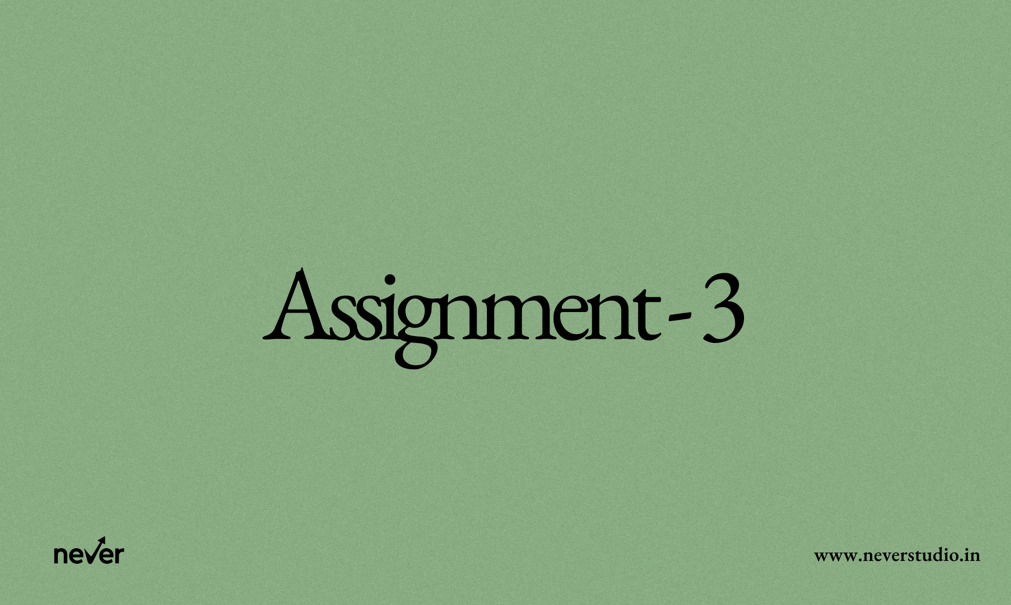 Assignment - 3