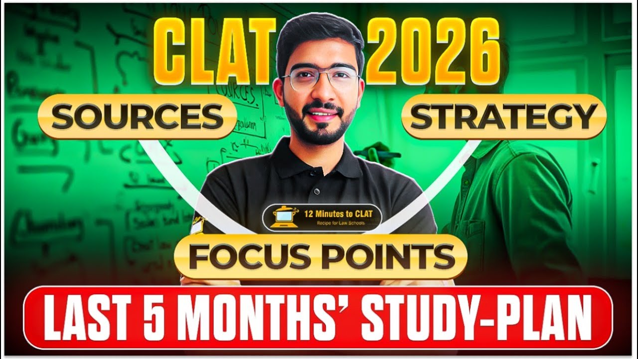 Crack CLAT 2026 in 150 Days