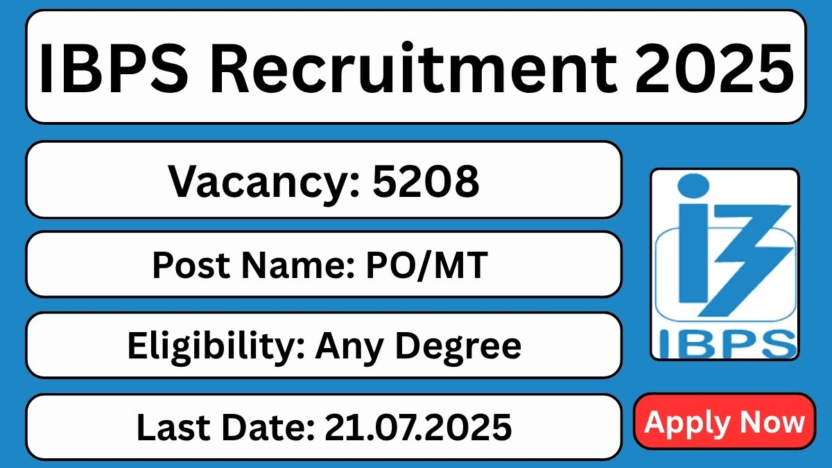 IBPS PO Recruitment 2025 