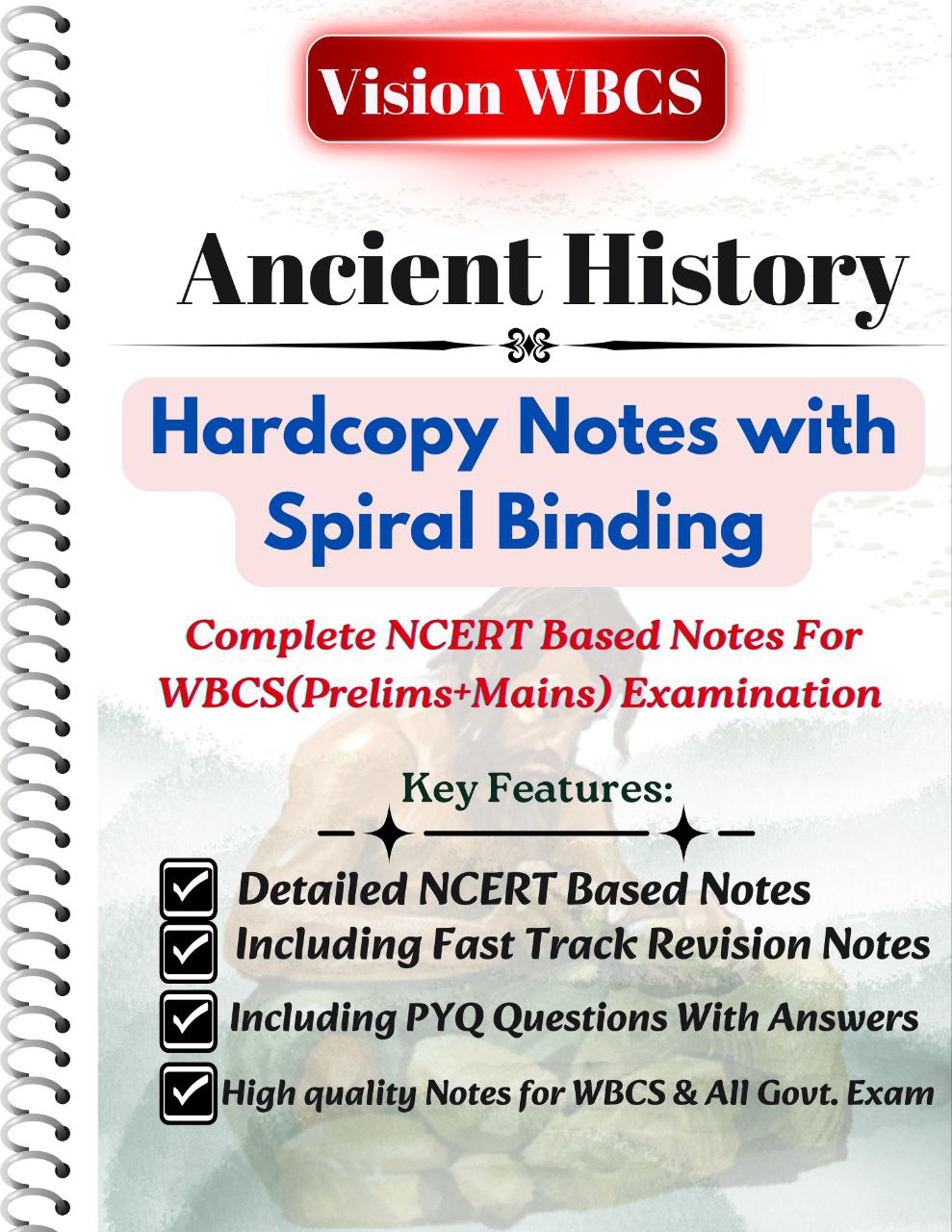 Ancient History NCERT Notes for WBCS (Prelims + Mains) Examination