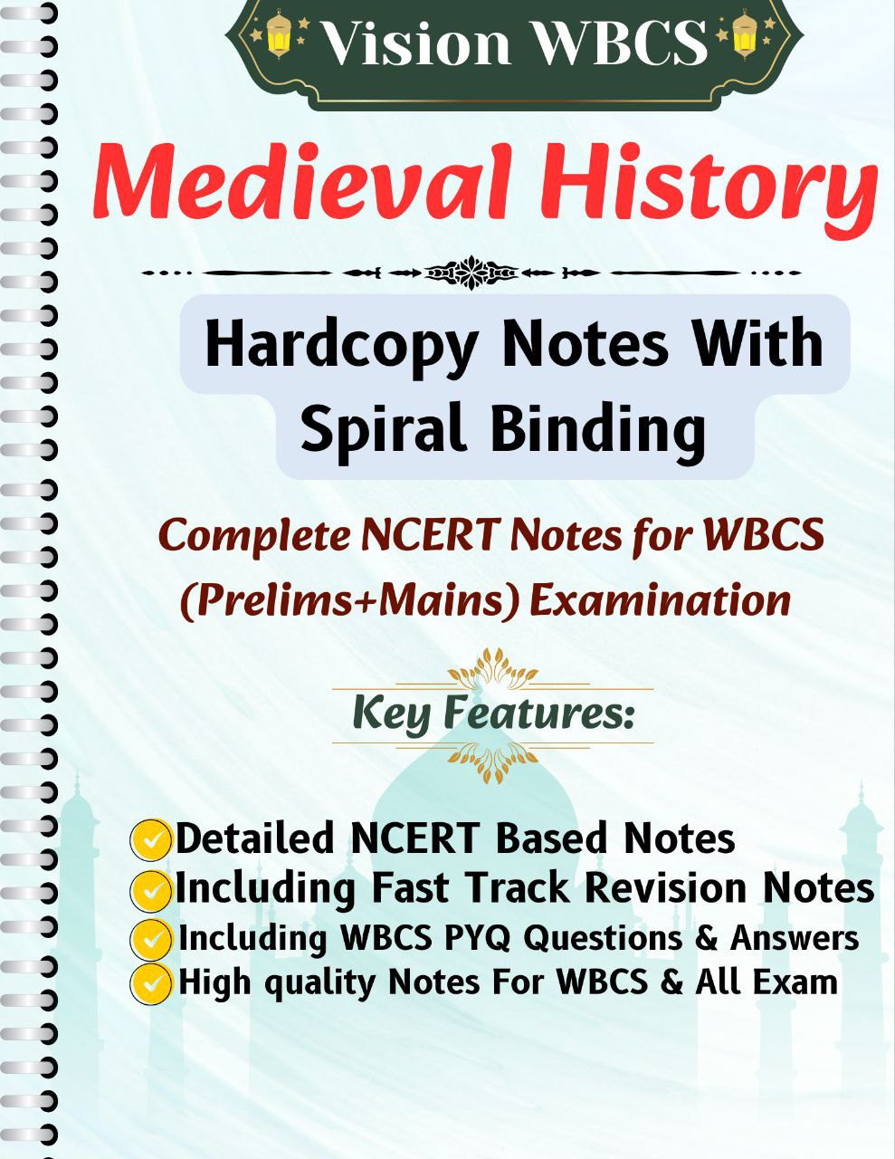 Medieval History NCERT Notes for WBCS (Prelims + Mains) Examination