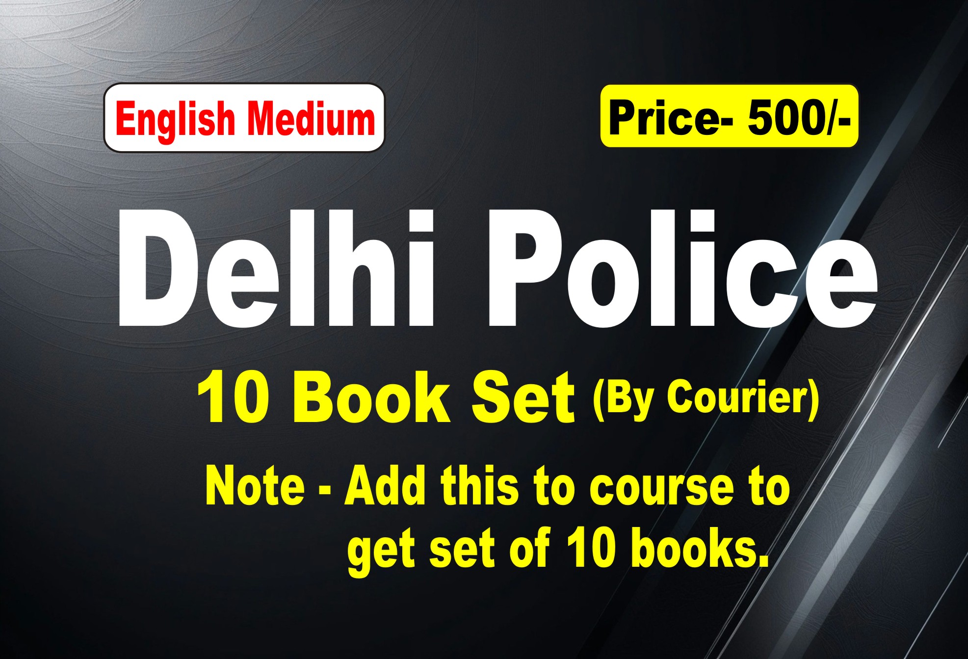 Delhi Police 10 Book Set