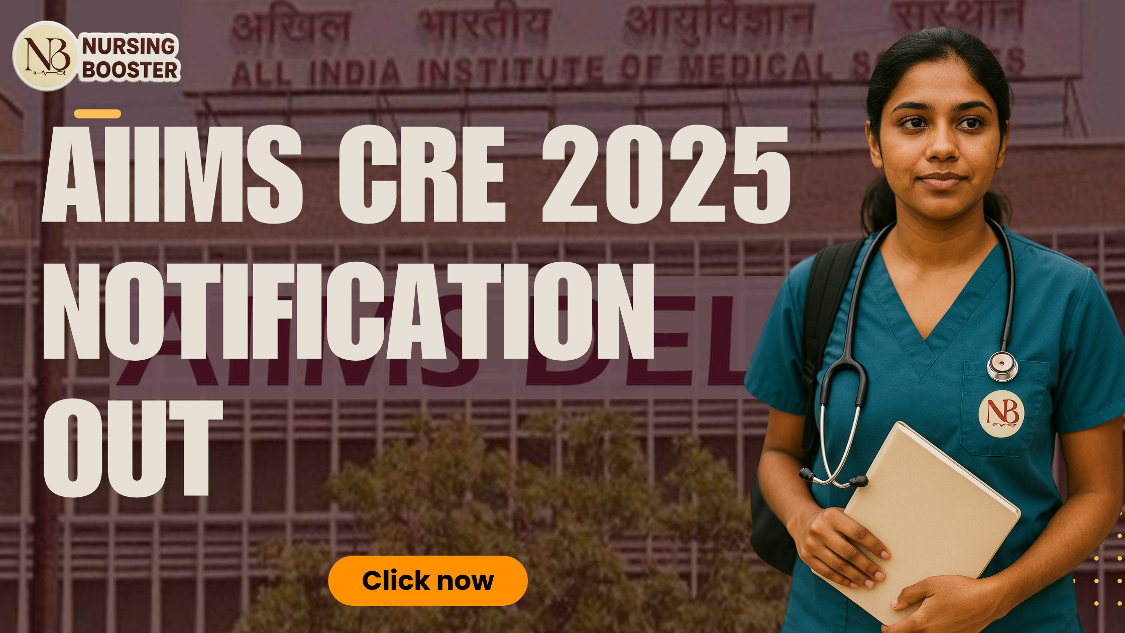 AIIMS CRE 2025 Notification Out | Apply for Group B & C Posts at AIIMS & Central Govt. Hospitals