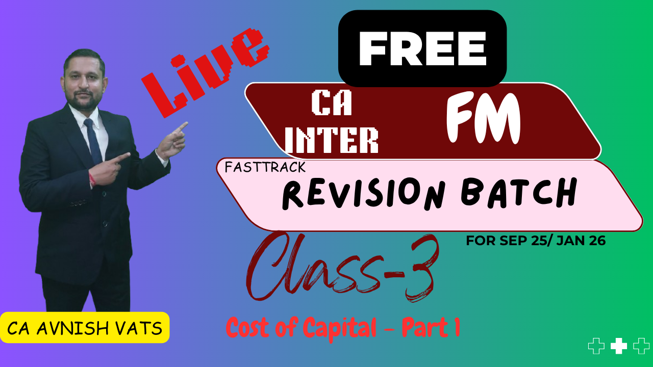 Class 3: Cost of Capital - Part 1