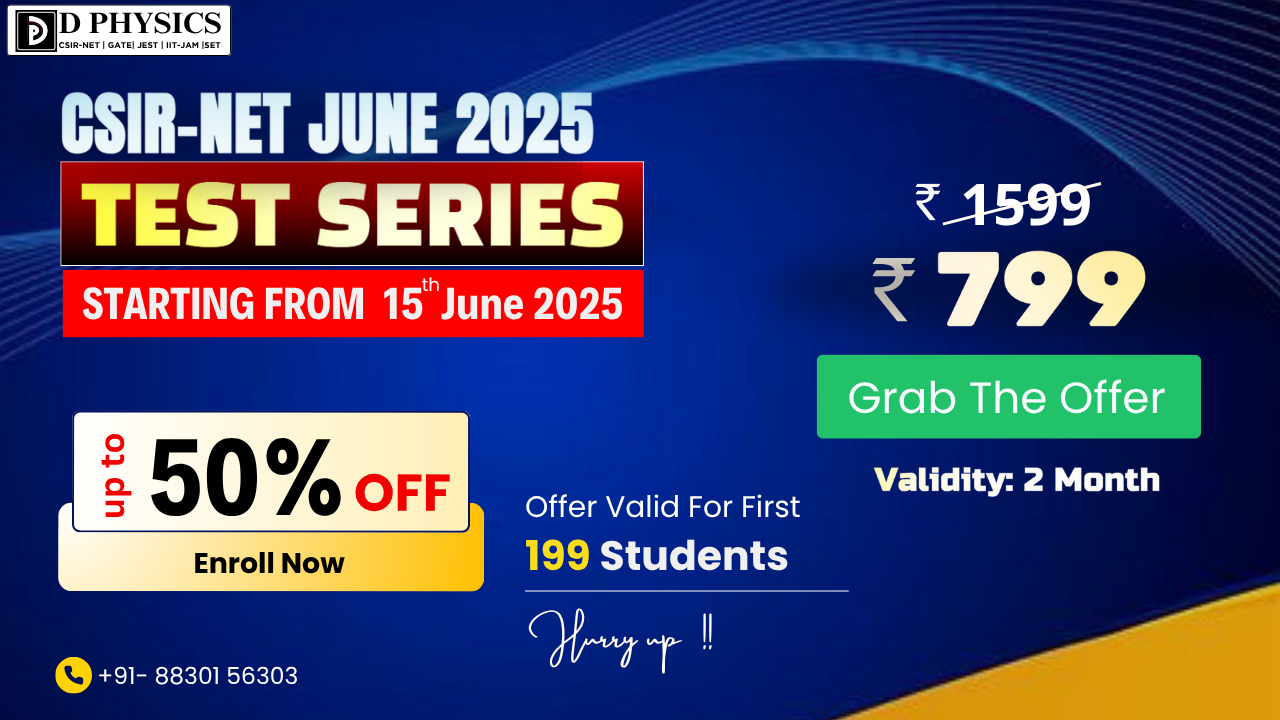 CSIR-NET JUNE 2025 Test Series
