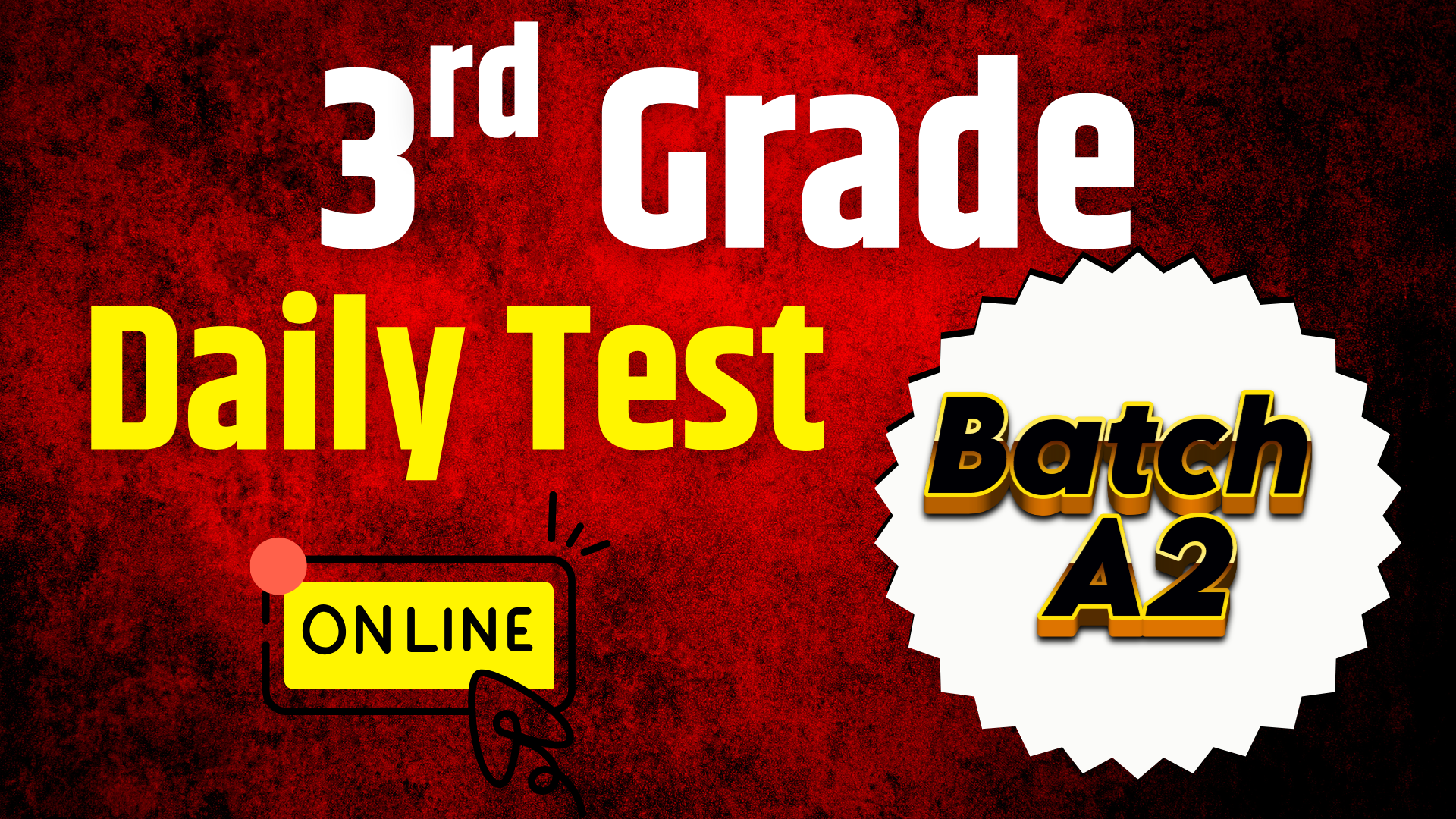 3rd Grade Daily Test