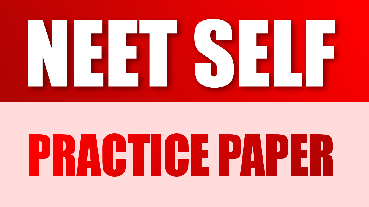 NEET Self Practice Paper