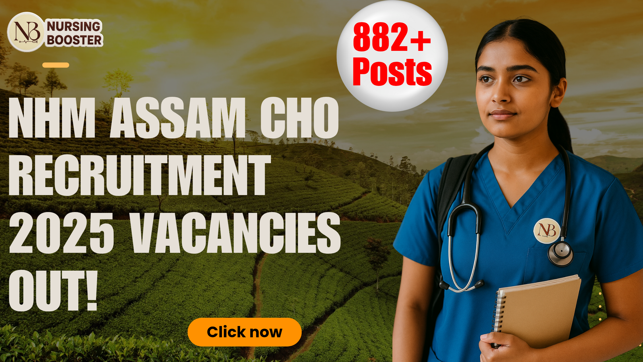  NHM Assam CHO Recruitment 2025 – 882 Nursing Vacancies Out!