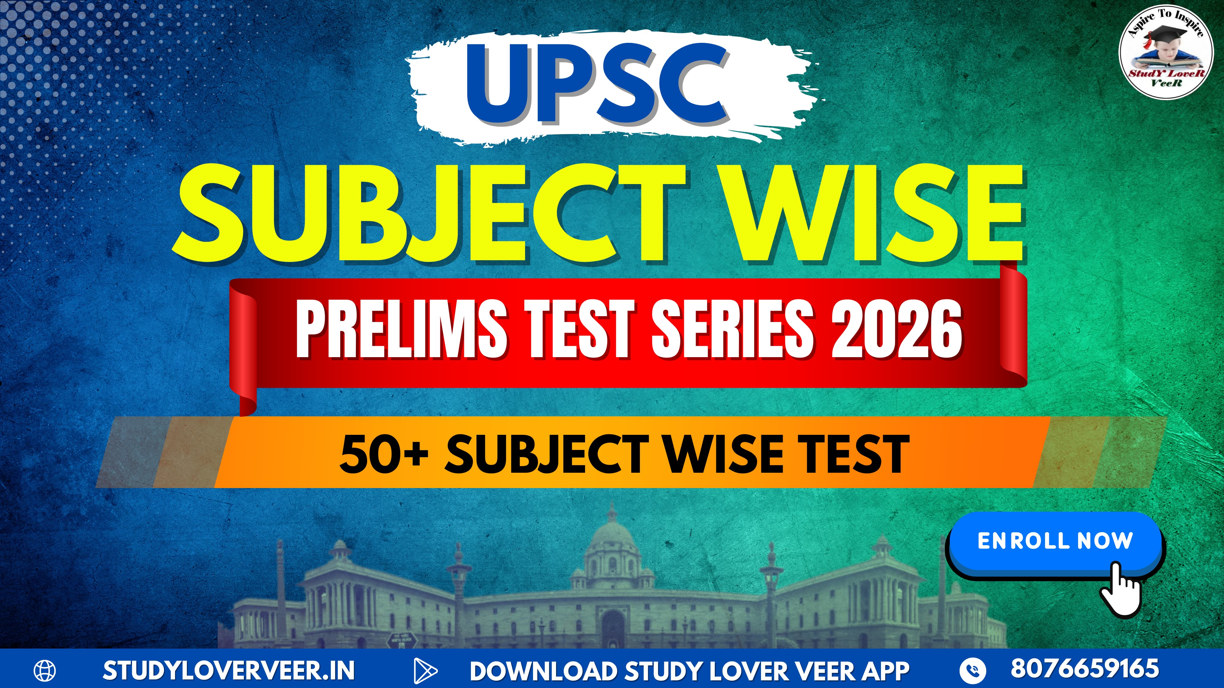 UPSC Subject Wise Test Series 2026 (GS)