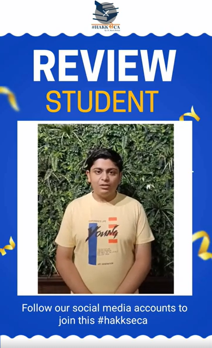 Students Review बोलता है ! BEST DOUBT SUPPORT ! #incometax #gst #caintertax  #shorts #hakkseca