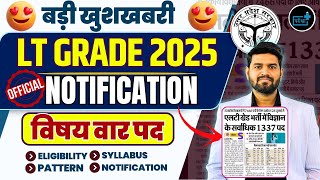 UPPSC LT GRADE 2025 NOTIFICATON
