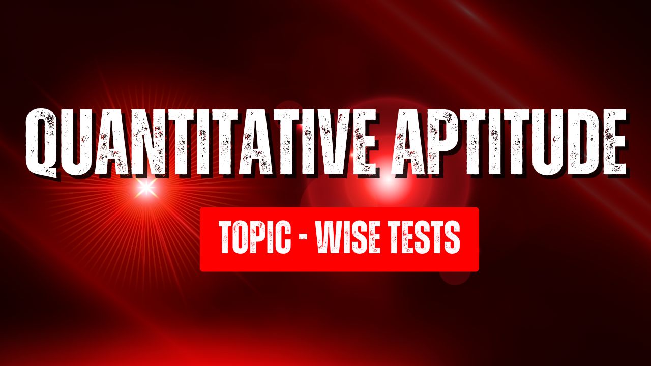 QA TOPIC-WISE TESTS