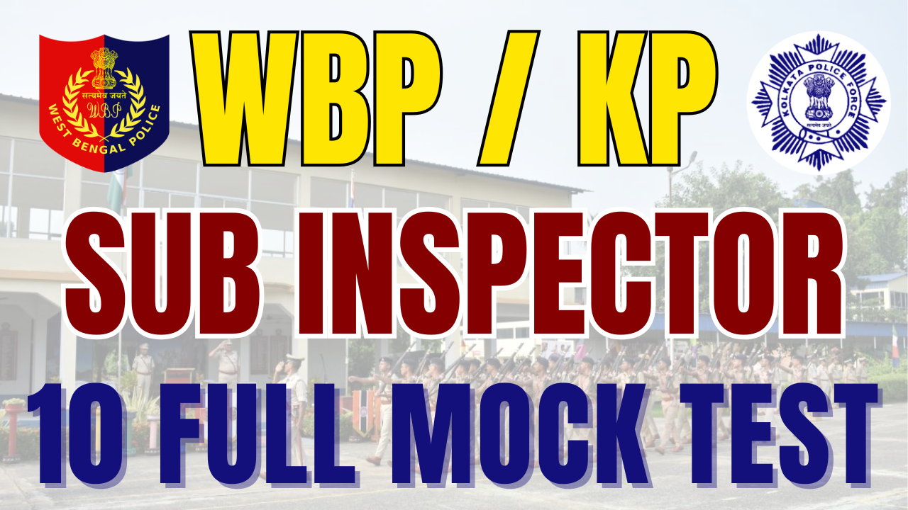 WBP / KP Sub-Inspector Full Mock (10 SET)