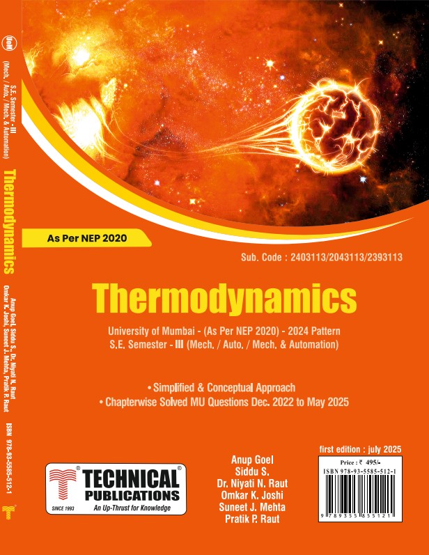 Thermodynamics Mumbai University – Semester III