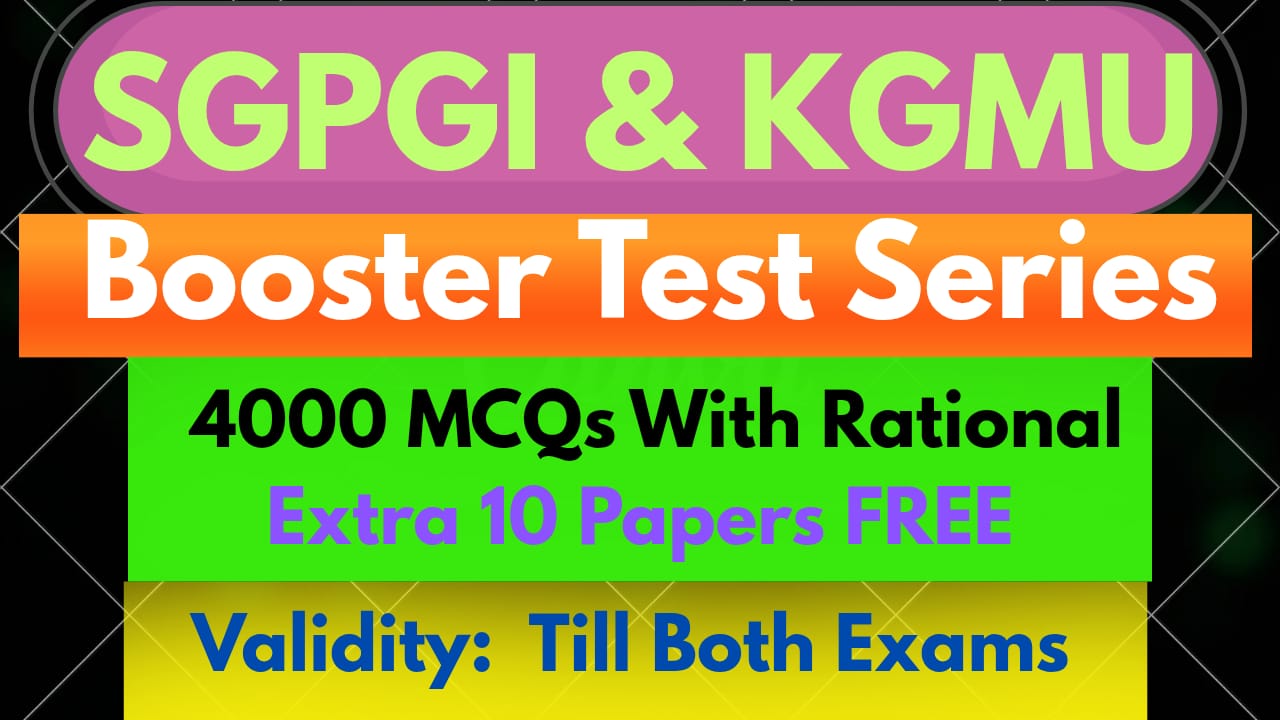 RML-SGPGI-KGMU BOOSTER TEST
