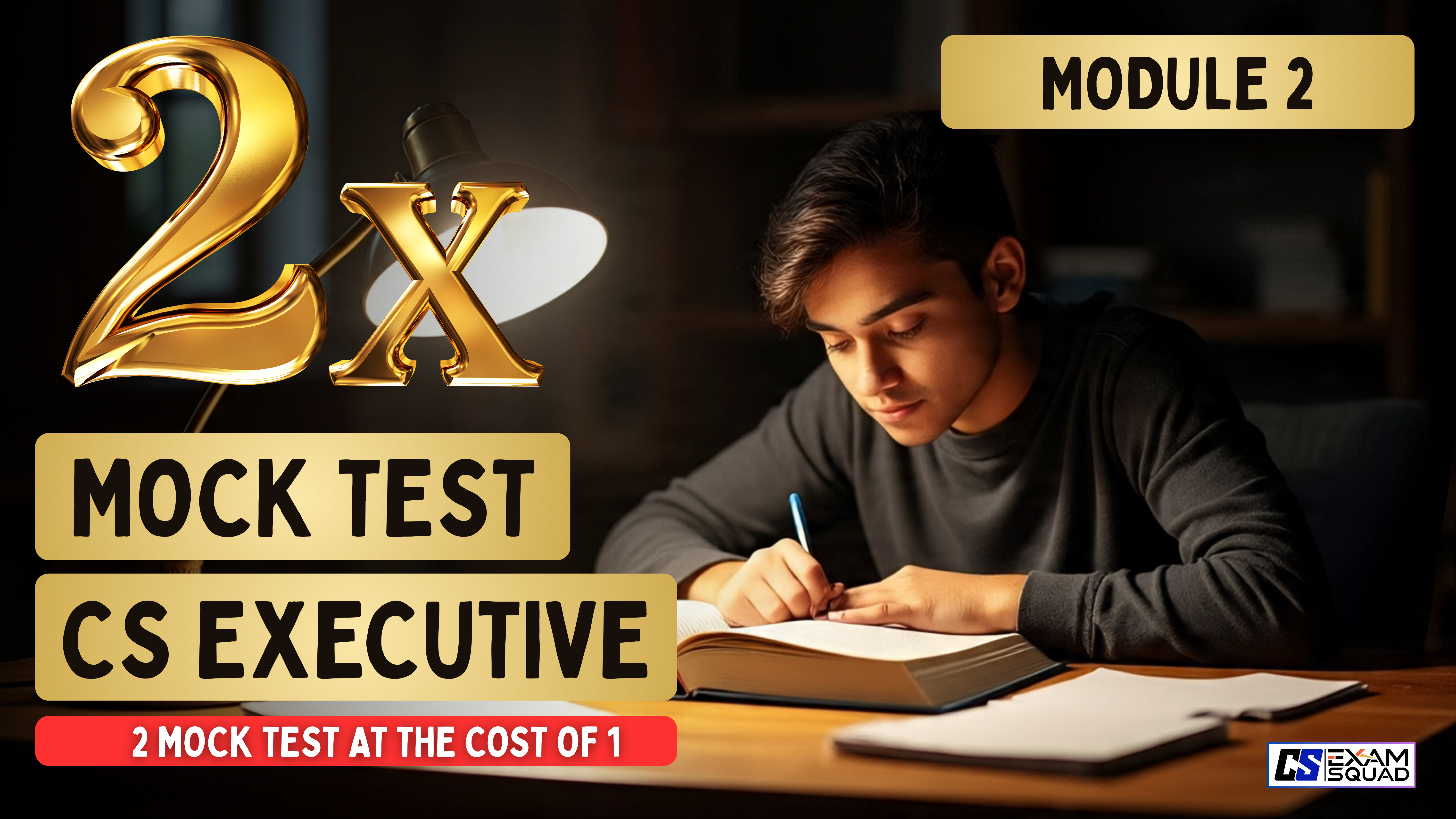 2x MOCK TEST 2025 - ECIPL, CMSL, TAX (Full Syllabus Test)