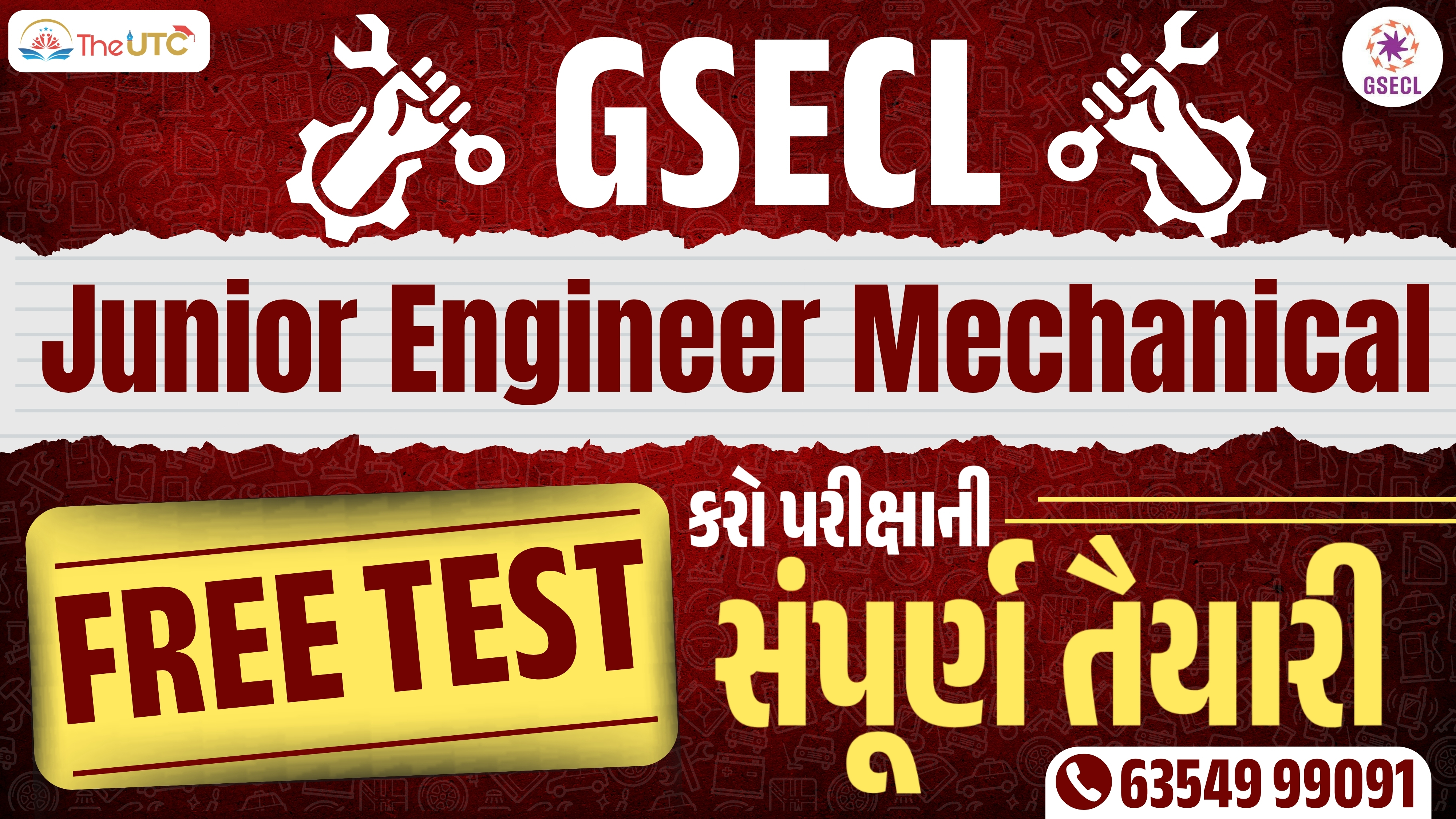 GSECL Junior Engineer/Plant Attendant Mechanical Free Test