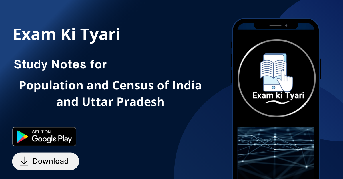 Population and Census of India and Uttar Pradesh