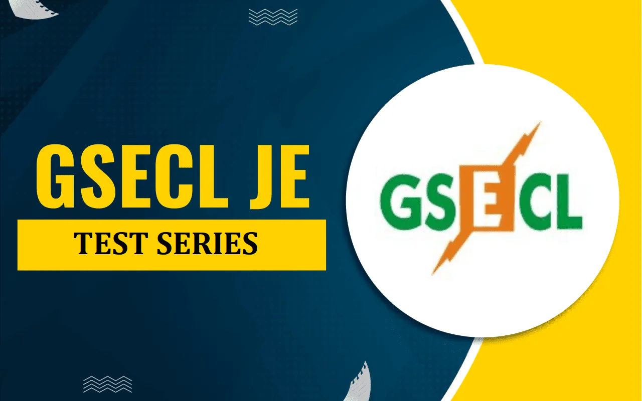 GSECL JE TIER 1 Test Series