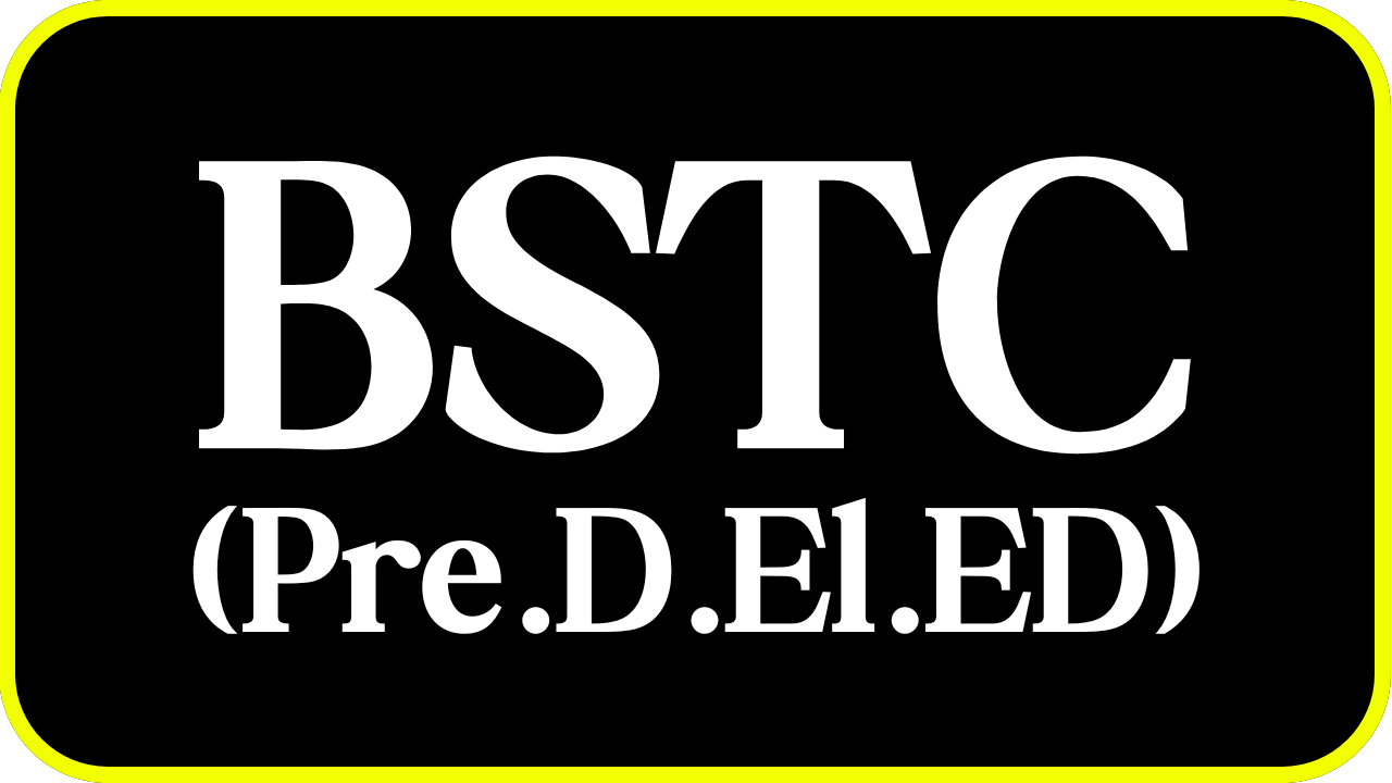 BSTC(Pre.D.El.ED)  Exam 2025 Test Series