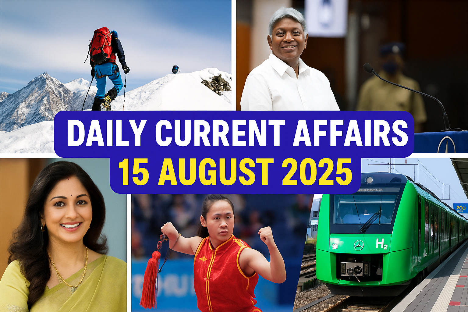 Daily Current Affairs 15 August 2025