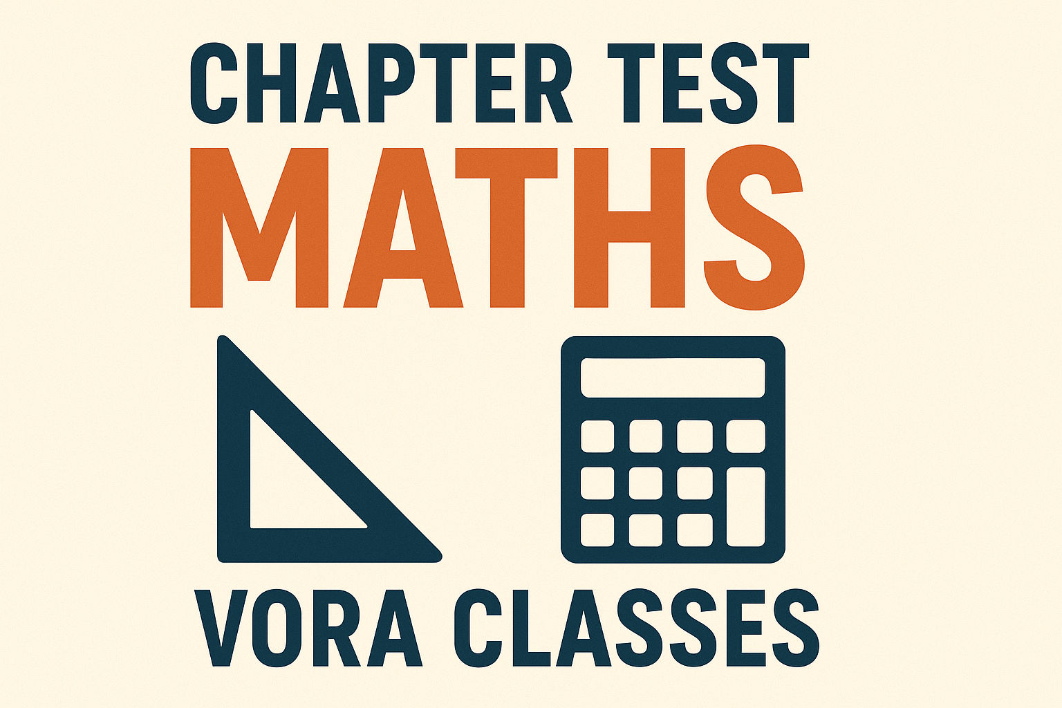 Chapter Test- Maths