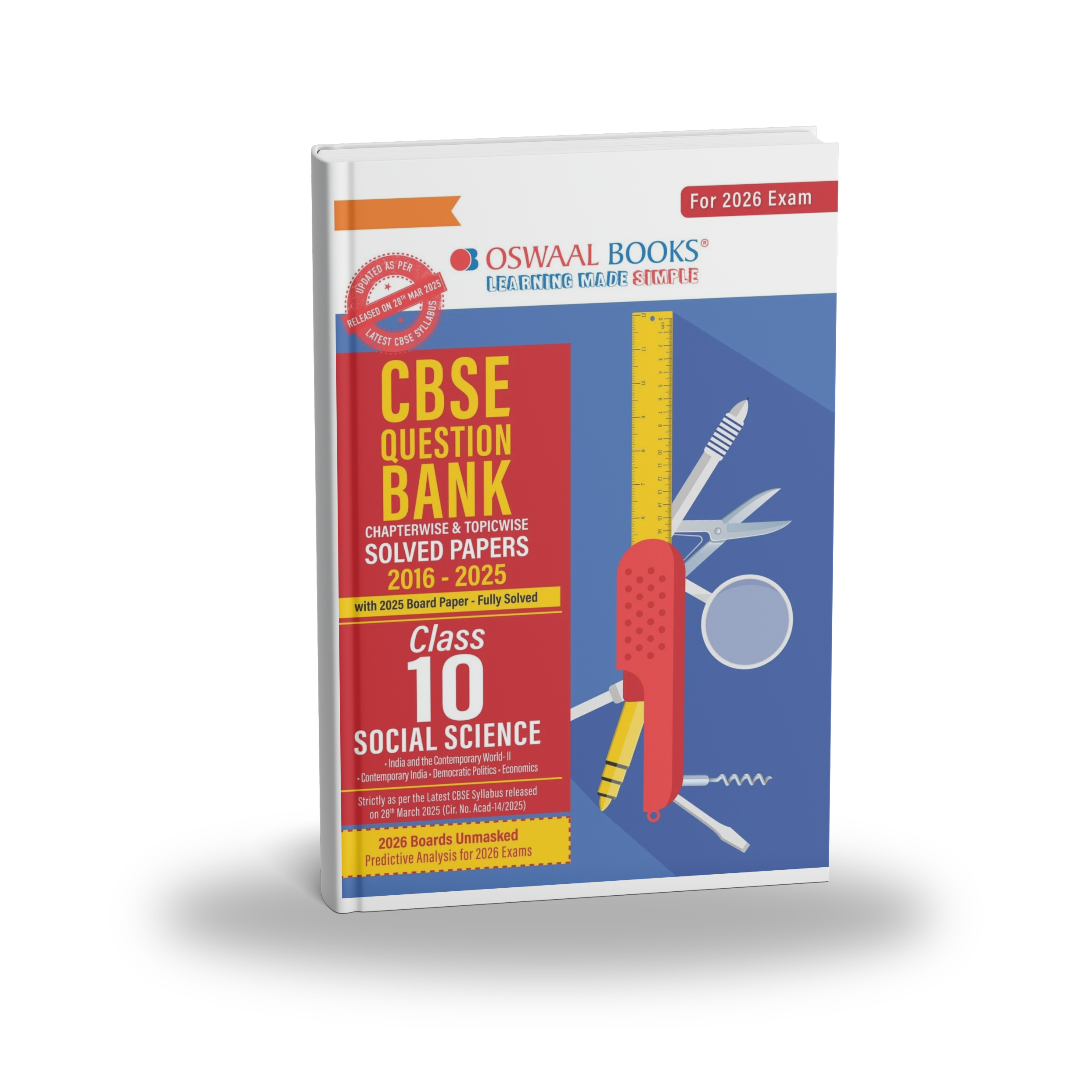 Social Science Class 10th -  Question Bank