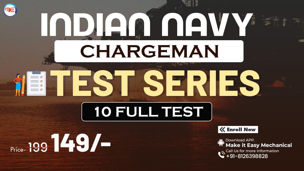 Indian Navy Chargeman 2025