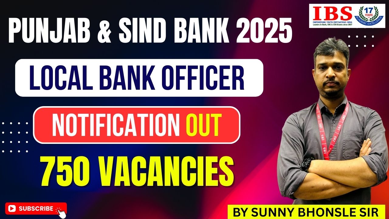 Punjab & Sind Bank Local Bank officer 2025