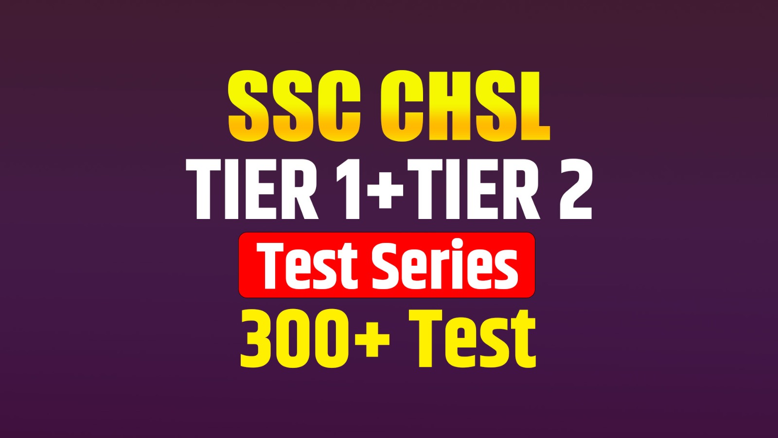 SSC CHSL Online Test Series