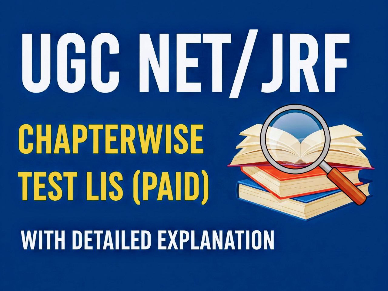 PAID UGC NET/JRF