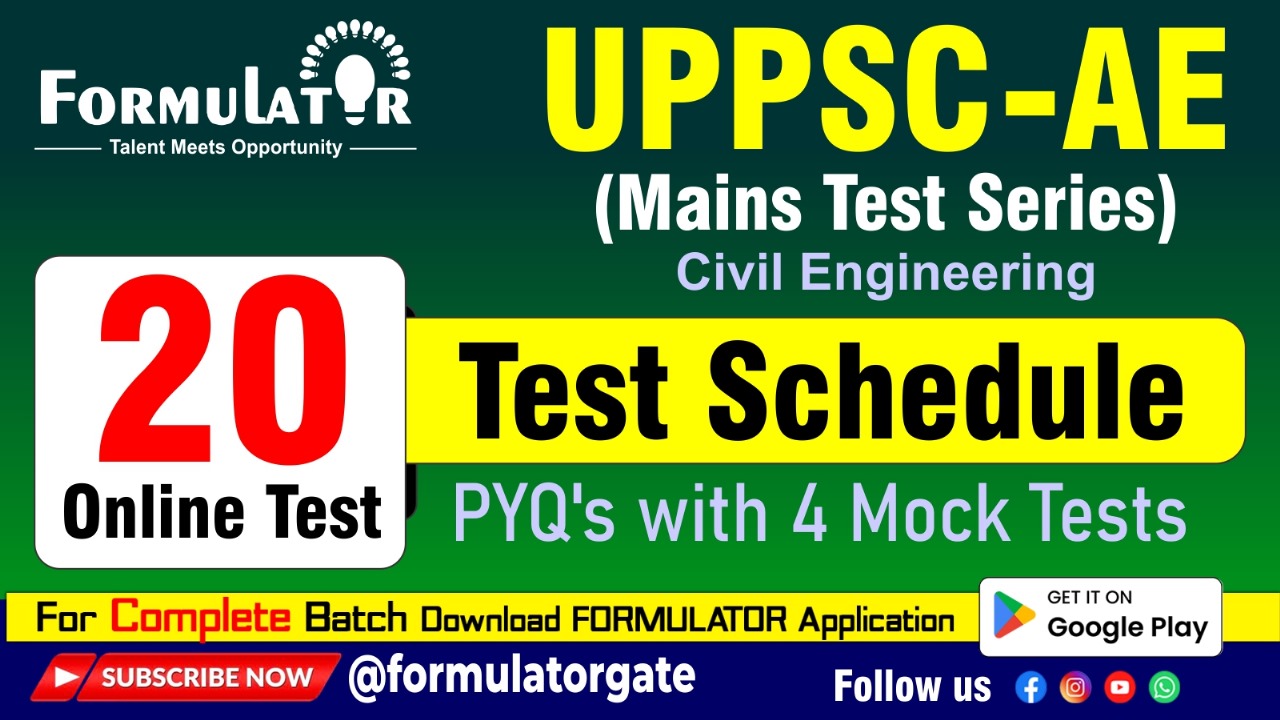 UPPSC AE Test-Series (Civil Engineering)
