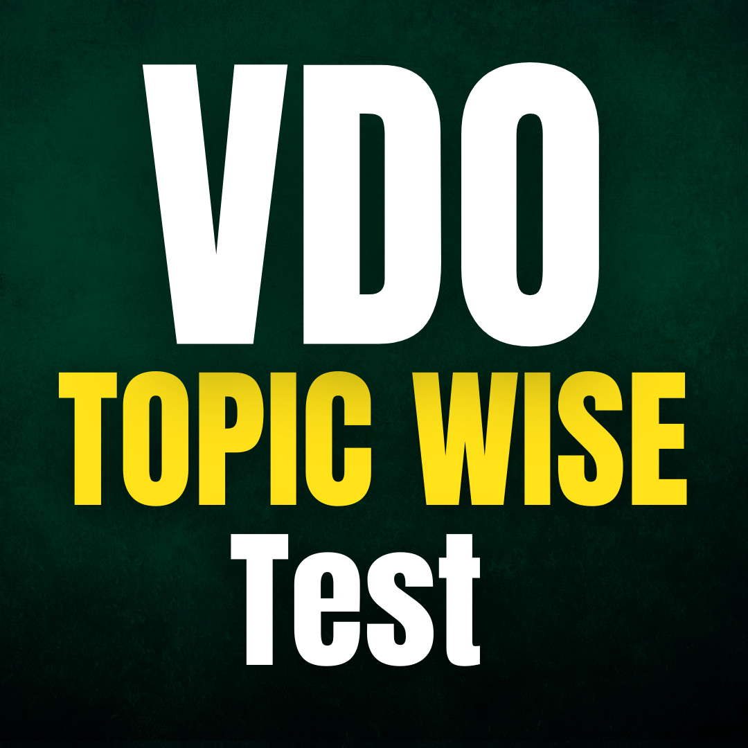 VDO TOPIC WISE TEST SERIES