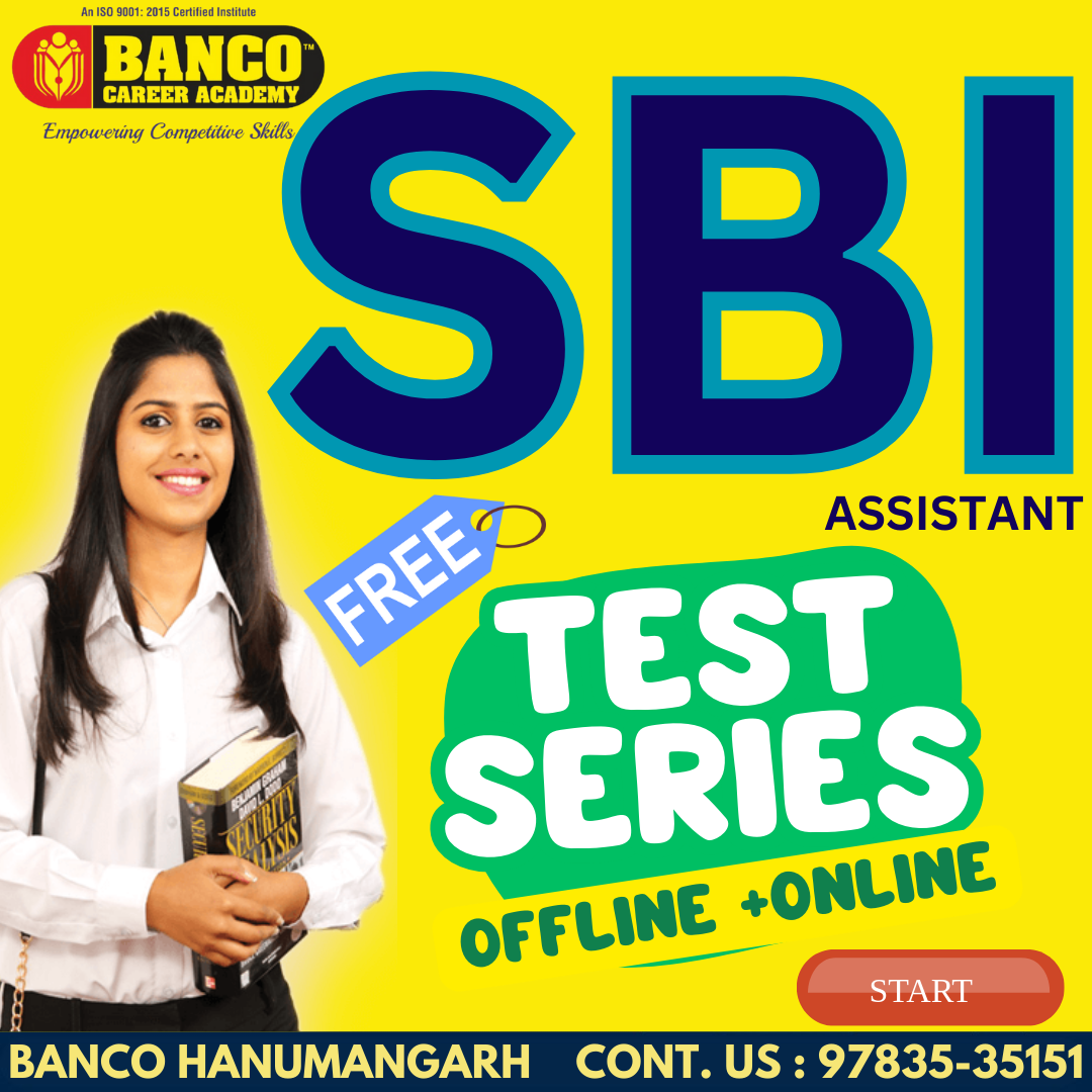SBI/IBPS CLERK 2025-26 (TEST SERIES)