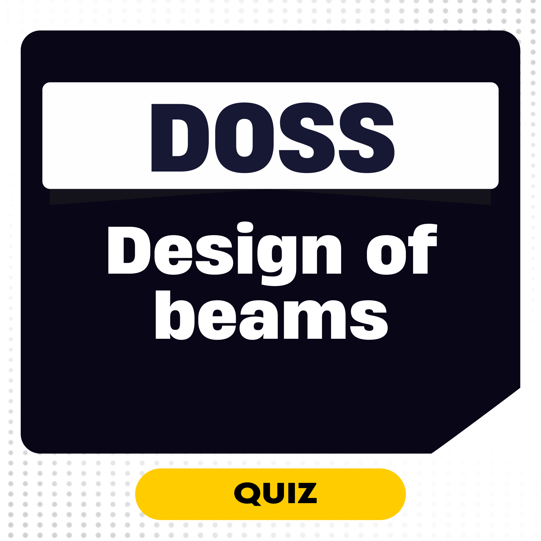 Design of beams