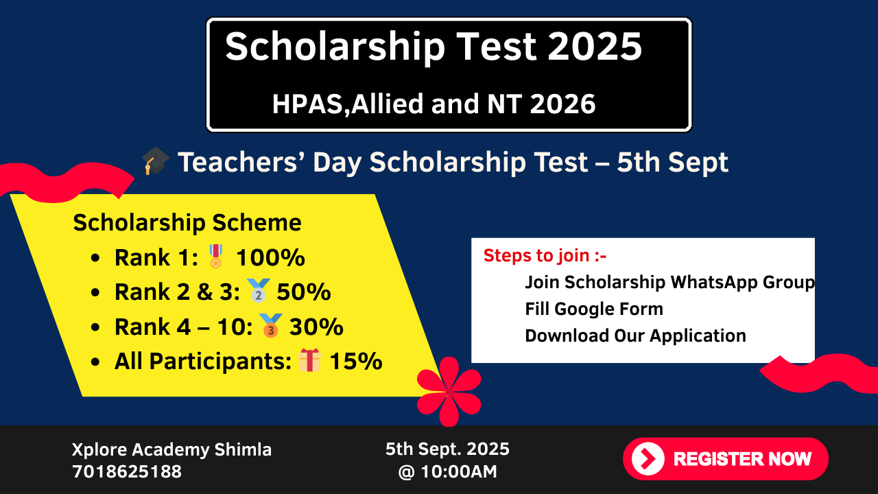 Scholarship Test 2024-25