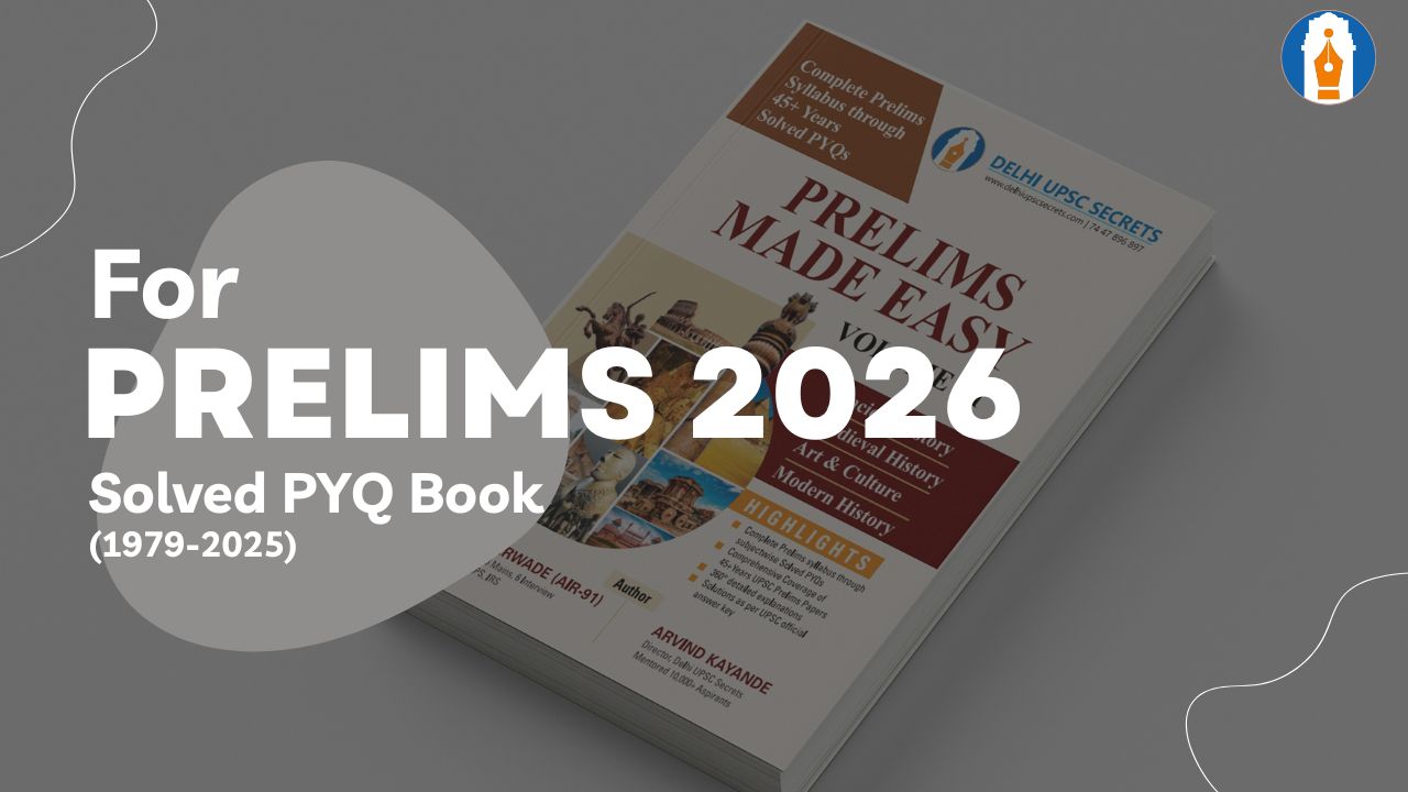 Solved PYQ Book (1979-2025) - 3 Books Set