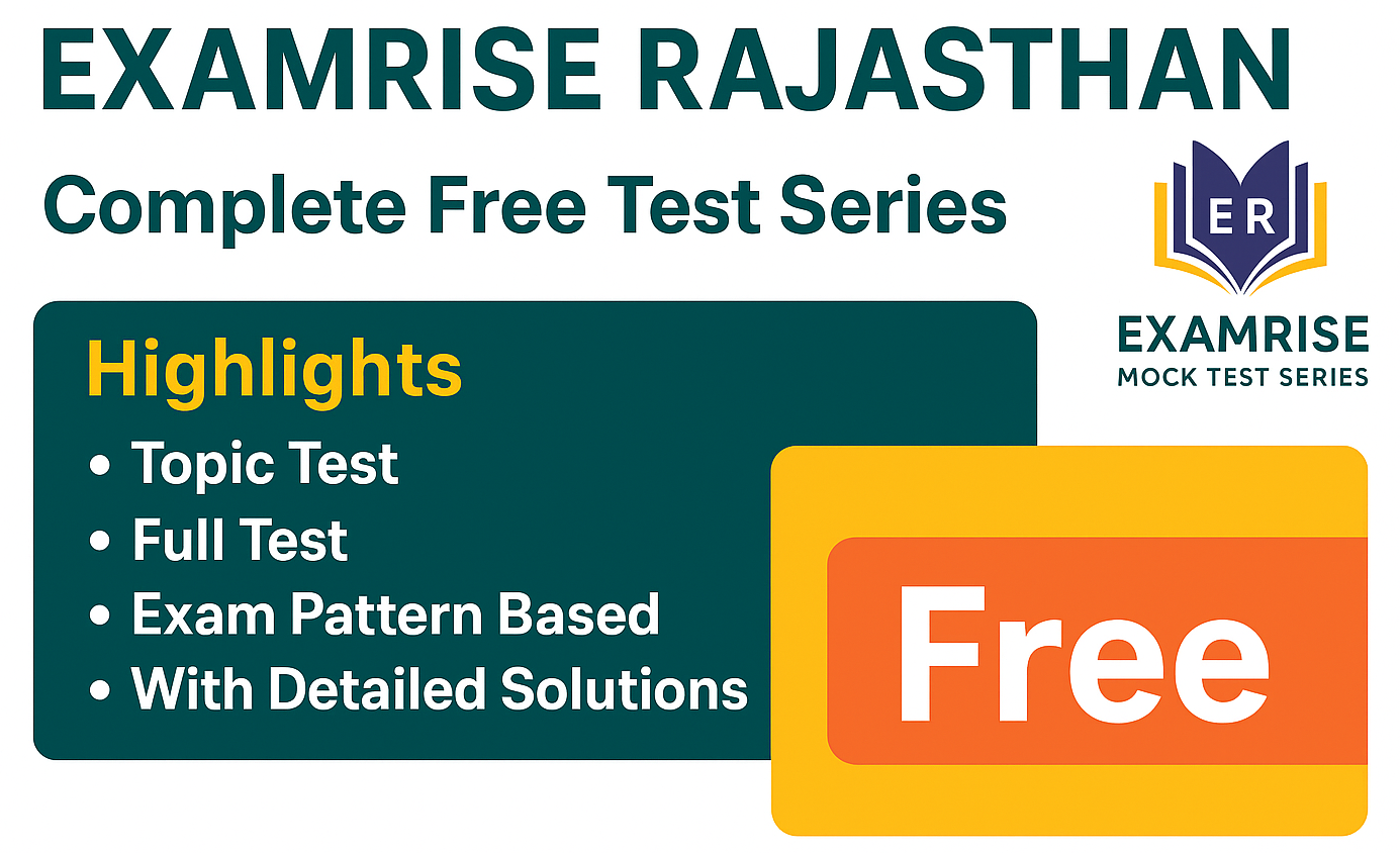 Rajasthan Gk Free Test