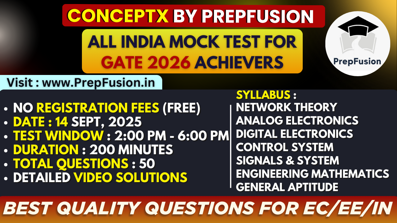 ConceptX by PrepFusion – AIMT for GATE Achievers