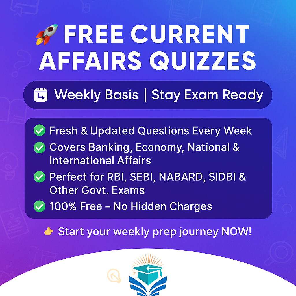 CURRENT AFFAIRS TEST SERIES