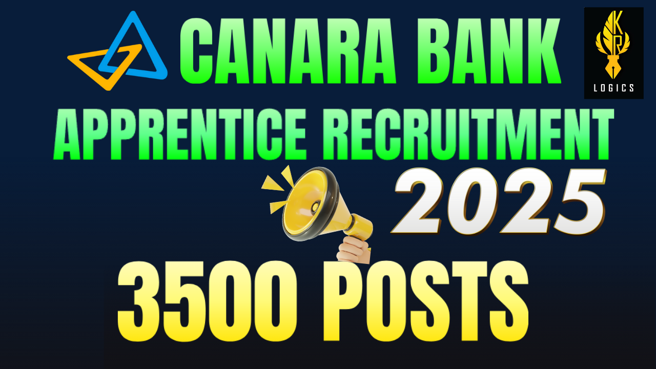 Canara Bank Apprentice Recruitment 2025 