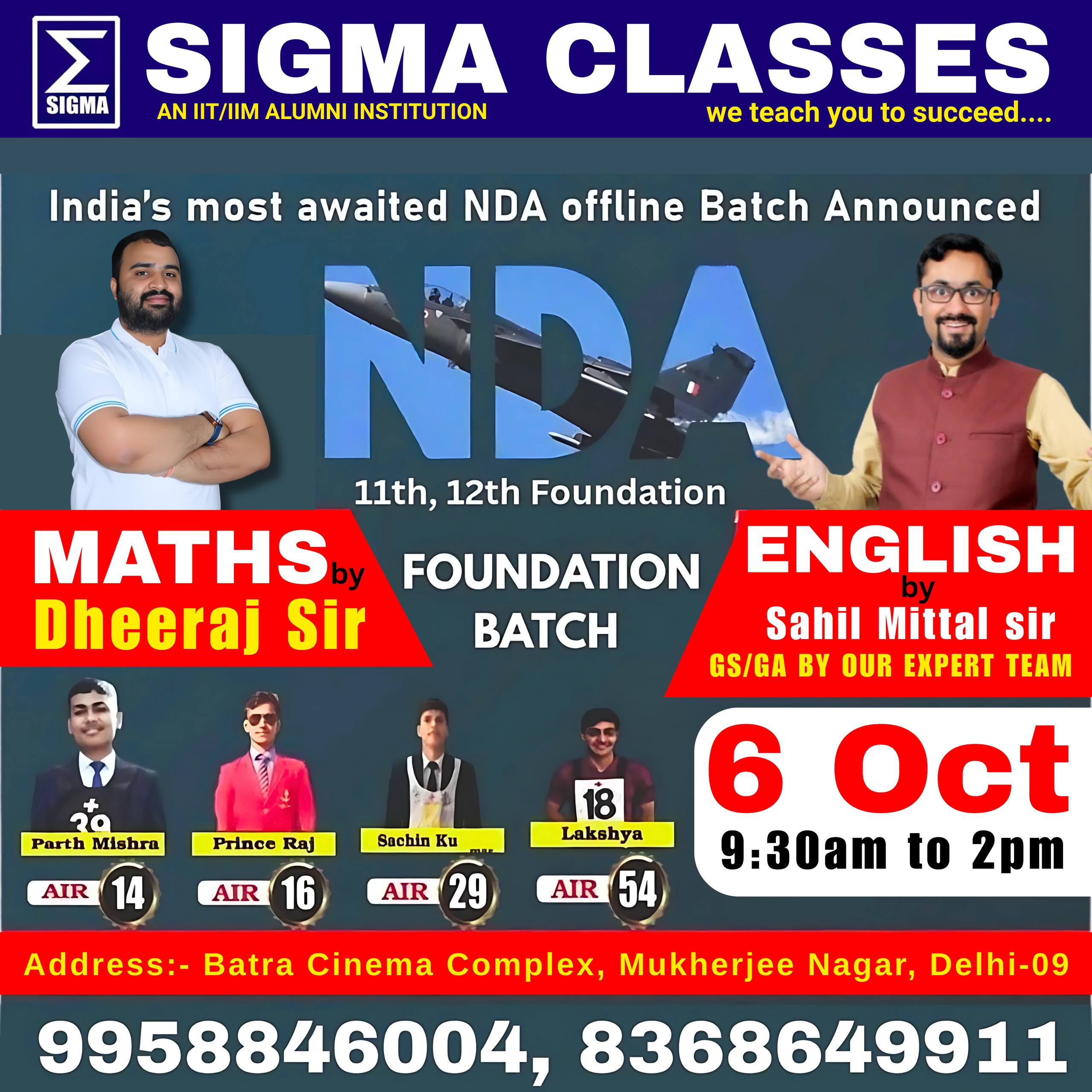 NDA COURSE FOR OFFLINE 